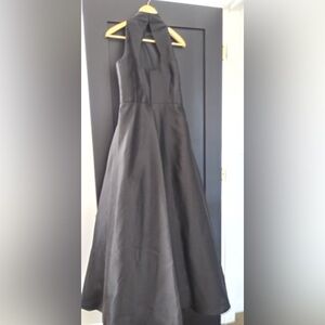 Monique Lhuillier Strapless Black Gown